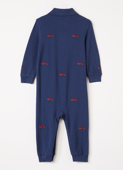 Ralph Lauren Babypak met borduring - voorkant 2 donkerblauw