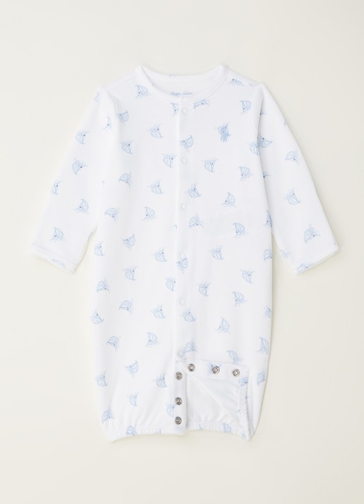 Ralph Lauren Babypak met print - voorkant 3 wit