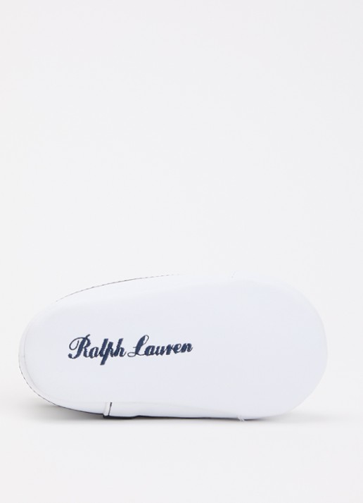 Ralph Lauren Babyschoentje met borduring  - detail 3 wit
