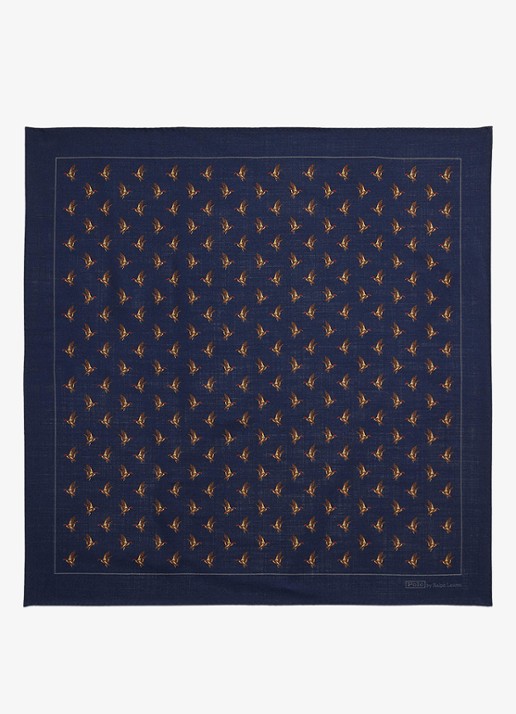 Ralph Lauren Bandana van wol met dierenprint
