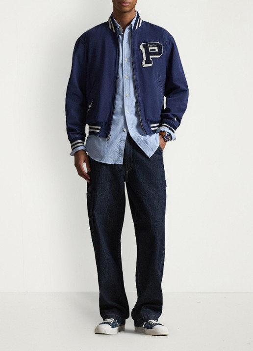Ralph Lauren Baseball jack met steekzakken