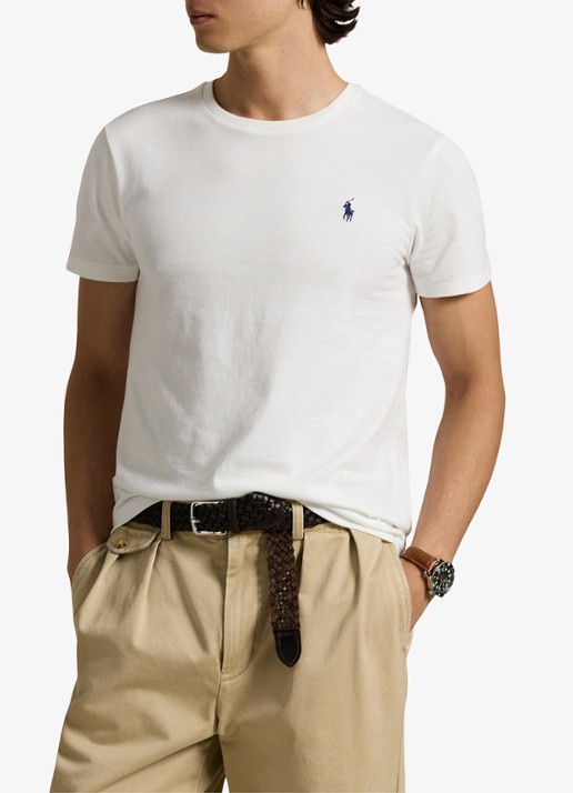 Ralph Lauren Basic T-shirt met logoborduring