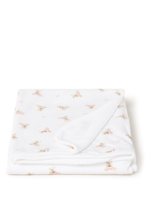 Ralph Lauren Bear wiegdeken 80 x 70 cm - voorkant 2 multicolor