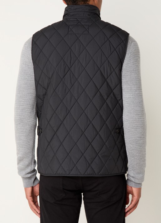 Ralph Lauren Beaton gewatteerde utility bodywarmer met opgestikte zakken - achterkant polo black / zwart