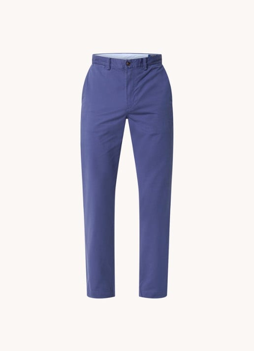 Ralph Lauren Bedford straight fit stretch chino broek - voorkant 4 light navy / petrol