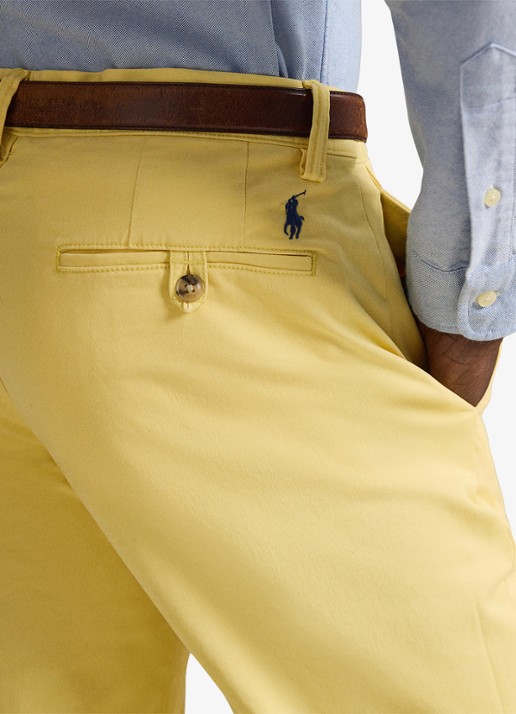 Ralph Lauren Bedford straight fit stretch chino broek - detail 2 corn yellow-30rc