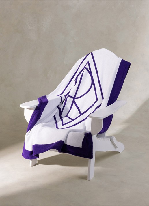 Ralph Lauren Blair strandlaken - 500 gr/m² - 100 x 170 cm - detail 3 paars