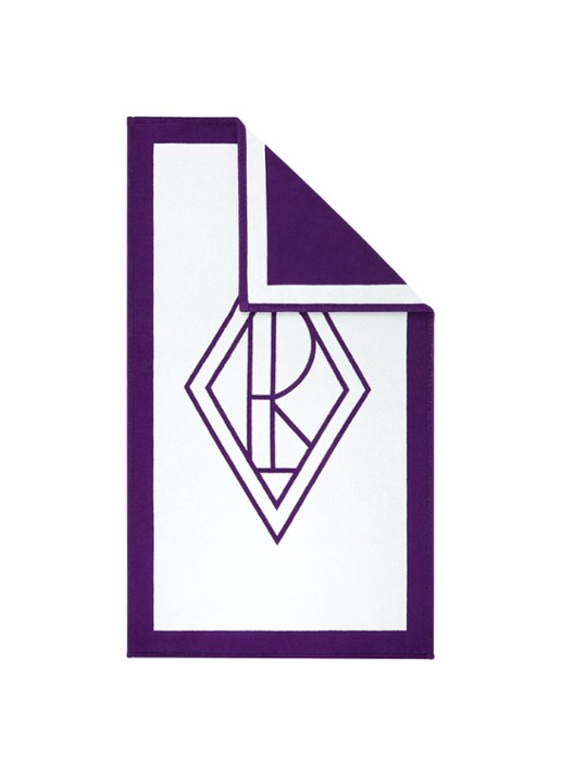 Ralph Lauren Blair strandlaken - 500 gr/m² - 100 x 170 cm - voorkant 2 paars