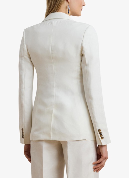 Ralph Lauren Blazer met klepzakken - achterkant 5 wit