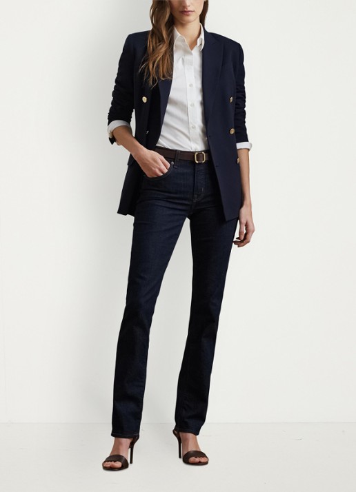 Ralph Lauren Blouse in katoenblend - voorkant 3 white / wit