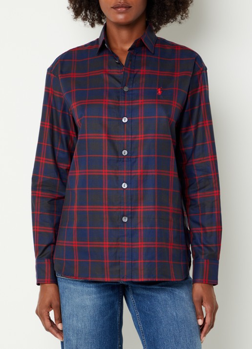 Ralph Lauren Blouse met ruitdessin