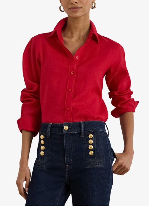 Ralph Lauren Blouse van linnen