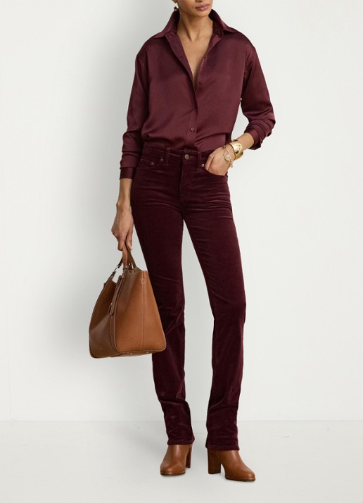 Ralph Lauren Blouse van satijn