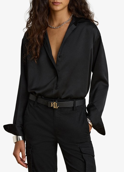 Ralph Lauren Blouse van satijn