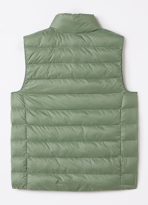 Ralph Lauren Bodywarmer met ritszakken - achterkant 3 legergroen