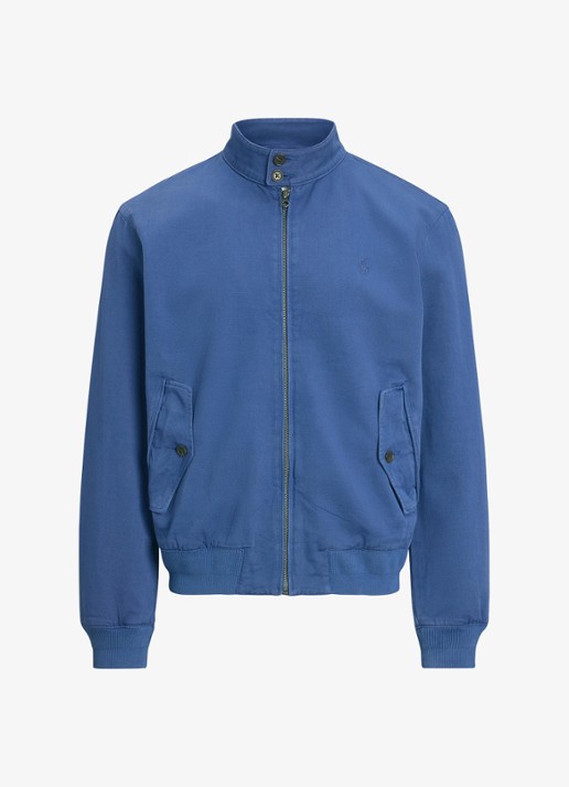 Ralph Lauren Bomberjack met logoborduring en klepzakken - voorkant old royal