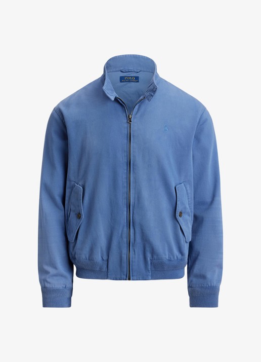 Ralph Lauren Bomberjack met logoborduring en klepzakken