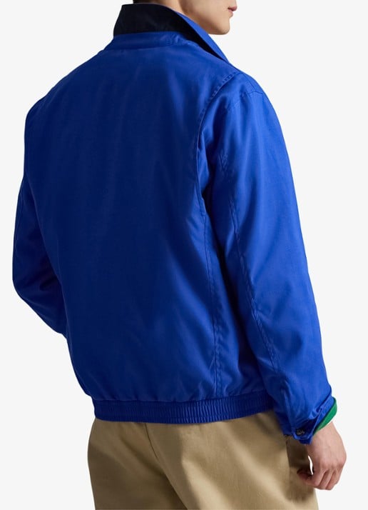 Ralph Lauren Bomberjack met steekzakken - achterkant new sapphire-2zi3