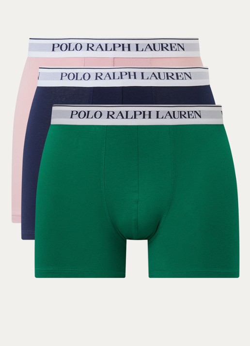 Ralph Lauren Boxer met logoband in 3-pack