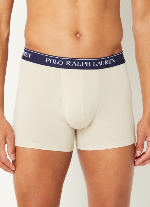 Ralph Lauren Boxershorts met logoband in 3-pack - detail 5 donkerblauw