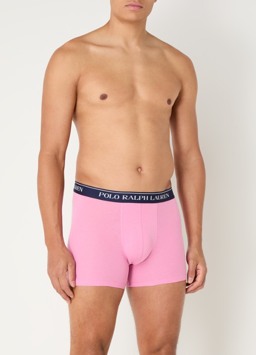 Ralph Lauren Boxershorts met logoband in 3-pack