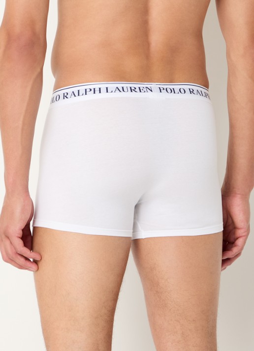 Ralph Lauren Boxershorts met logoband in 3-pack - achterkant 2 blauw