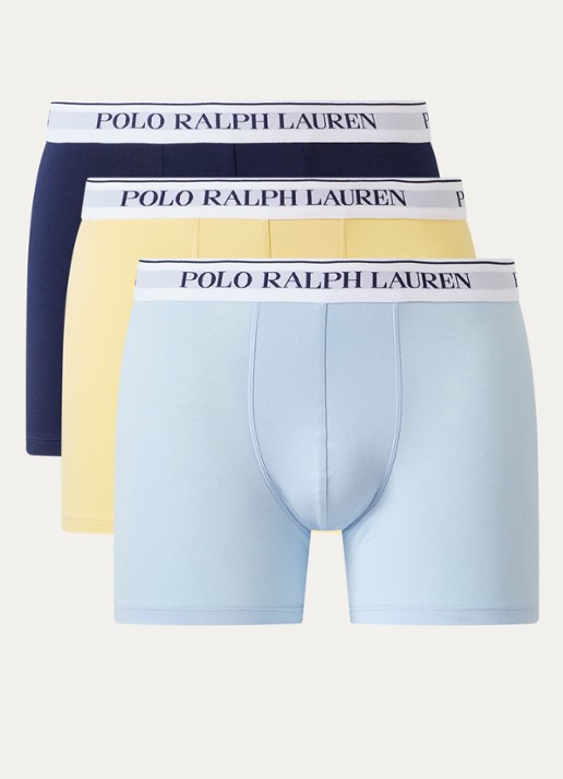 Ralph Lauren Boxershorts met logoband in 3-pack