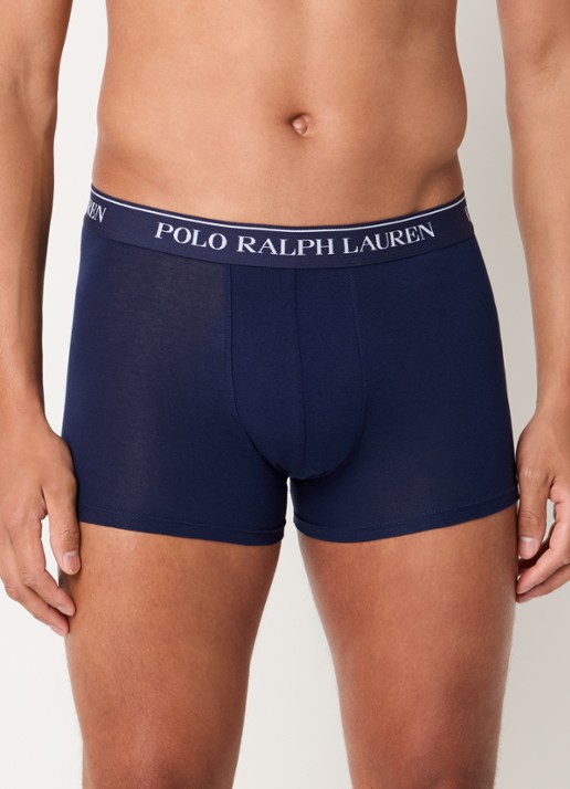 Ralph Lauren Boxershorts met logoband in 3-pack - detail 4 donkerblauw