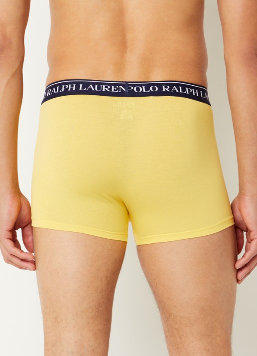 Ralph Lauren Boxershorts met logoband in 3-pack - achterkant royalblauw