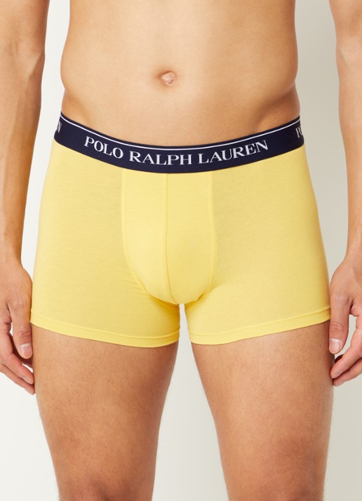 Ralph Lauren Boxershorts met logoband in 3-pack - voorkant 4 royalblauw