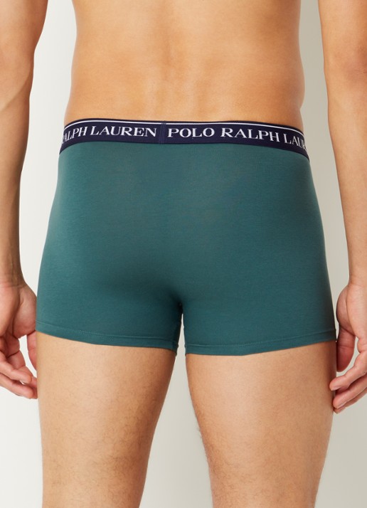 Ralph Lauren Boxershorts met logoband in 5-pack - achterkant geel