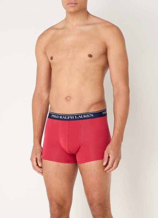 Ralph Lauren Boxershorts met logoband in 5-pack