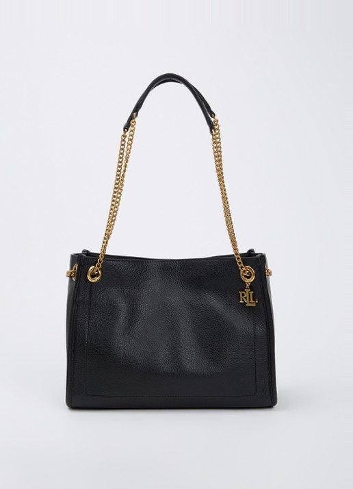 Ralph Lauren Bradley Medium schoudertas van leer