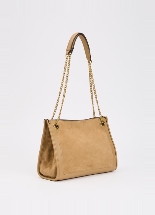 Ralph Lauren Bradley Medium schoudertas van leer