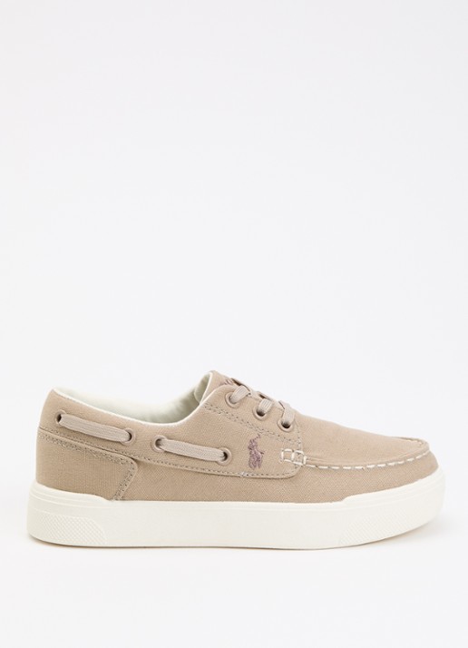 Ralph Lauren Briar Boat bootschoen van canvas met logo