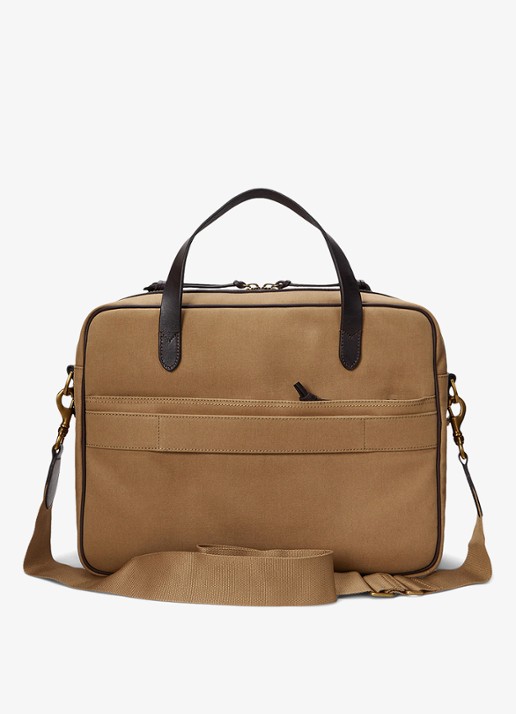Ralph Lauren Businesstas met logo - detail 3 montana khaki/brown / khaki