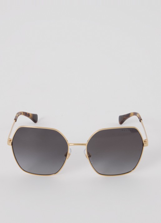 Ralph Lauren Butterfly zonnebril gepolariseerd RA4138 - detail goud
