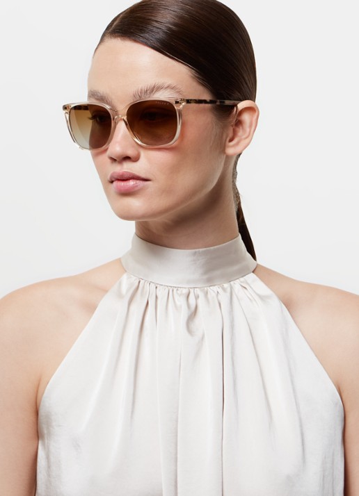 Ralph Lauren Butterfly zonnebril gepolariseerd RA5293  - voorkant 2 bruin