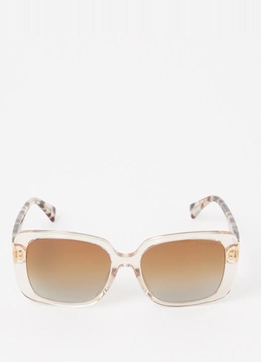 Ralph Lauren Butterfly zonnebril gepolariseerd RA5298U - detail beige