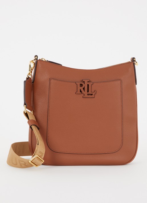 Ralph Lauren Cameryn crossbodytas van leer met afneembare schouderriem