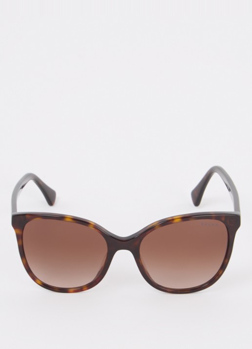 Ralph Lauren Cat Eye zonnebril RA5282U - detail donkerbruin