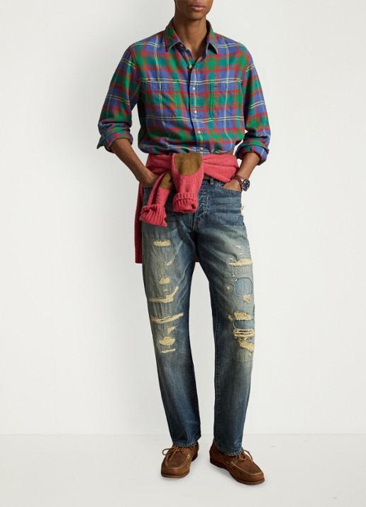 Ralph Lauren Classic fit overhemd met ruitdessin