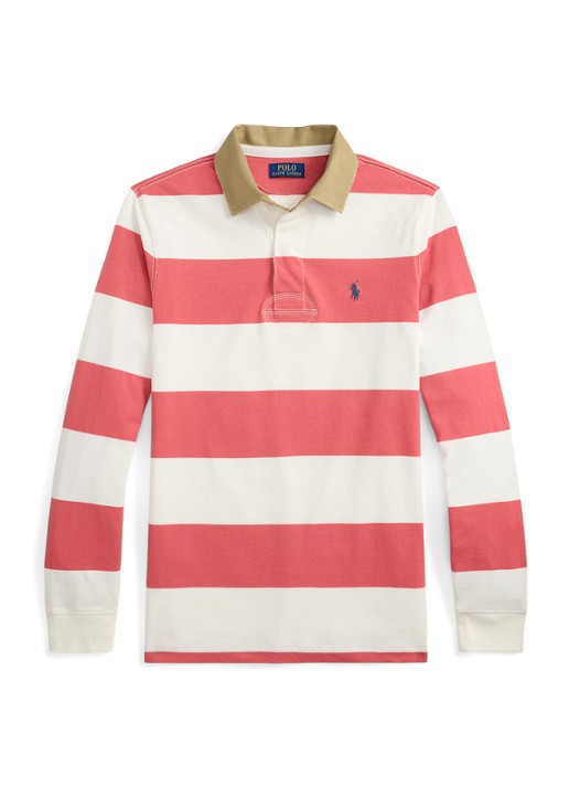 Ralph Lauren Classic fit polo met logoborduring - voorkant 2 red sky / rood