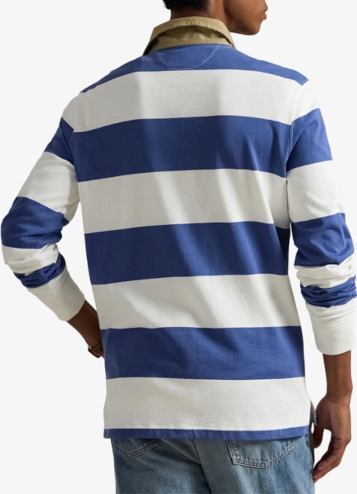 Ralph Lauren Classic fit polo met logoborduring - achterkant old royal / blauw