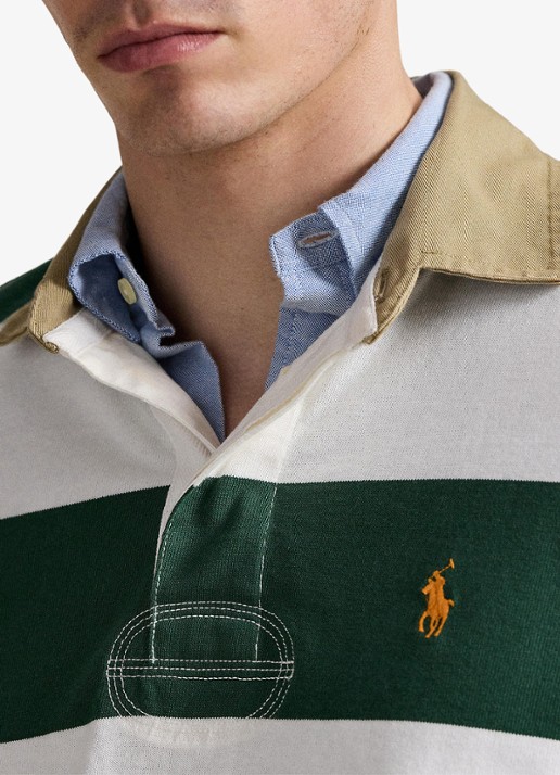 Ralph Lauren Classic fit polo met logoborduring - detail 4 grass green / groen