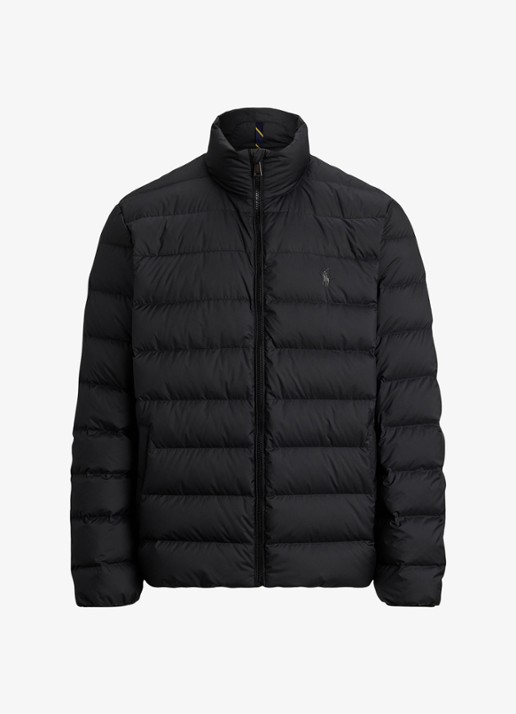 Ralph Lauren Colden gewatteerd jack met donsvulling en steekzakken - voorkant 6 polo black / zwart