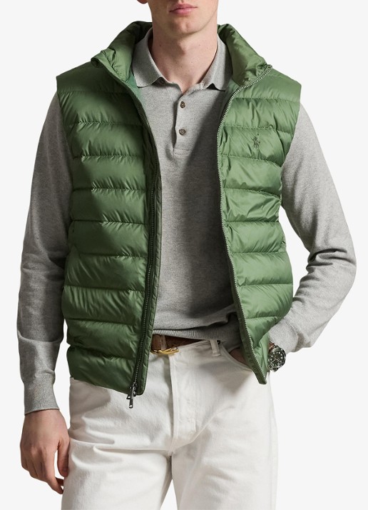 Ralph Lauren Colden opvouwbare bodywarmer met donsvulling en waterafstotende coating