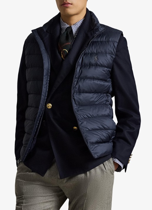 Ralph Lauren Colden opvouwbare bodywarmer met donsvulling en waterafstotende coating