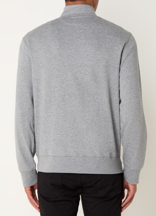 Ralph Lauren Coltrui met halve rits - achterkant 3 steel heather