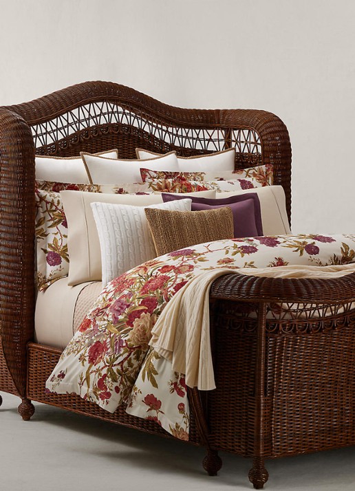 Ralph Lauren Corabell kussensloop - detail rood